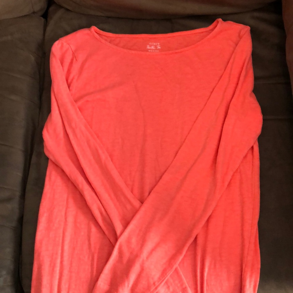 Woman’s J.Crew Large boat neck long sleeve tee